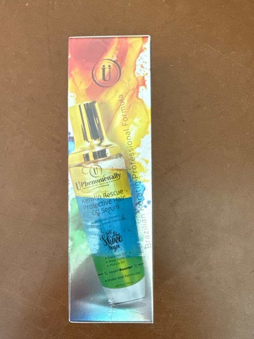 Keratin Rescue Protective Hair Oil Serum - Multicolor Packaging